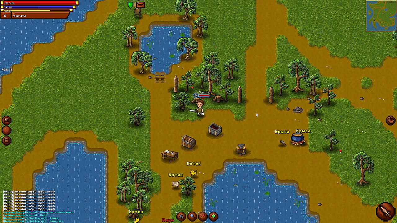 Mira Online screenshot new tileset