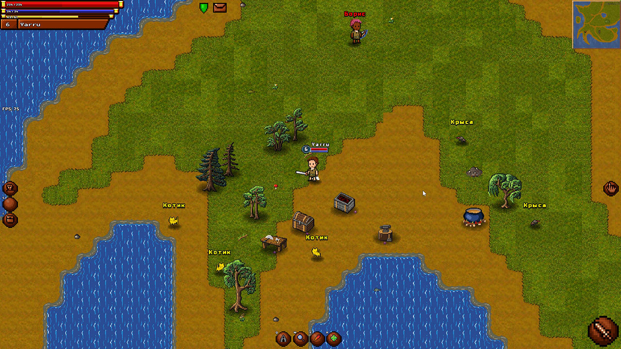 Mira Online screenshot old graphics